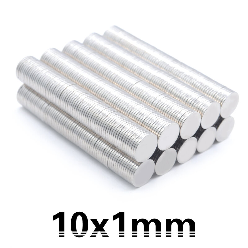 20/50/100/200/500/1000pcs 10x1 Super Powerful Strong Bulk Round NdFeB Neodymium Disc Magnets Dia N35 Rare Earth Magnet 10*1 new