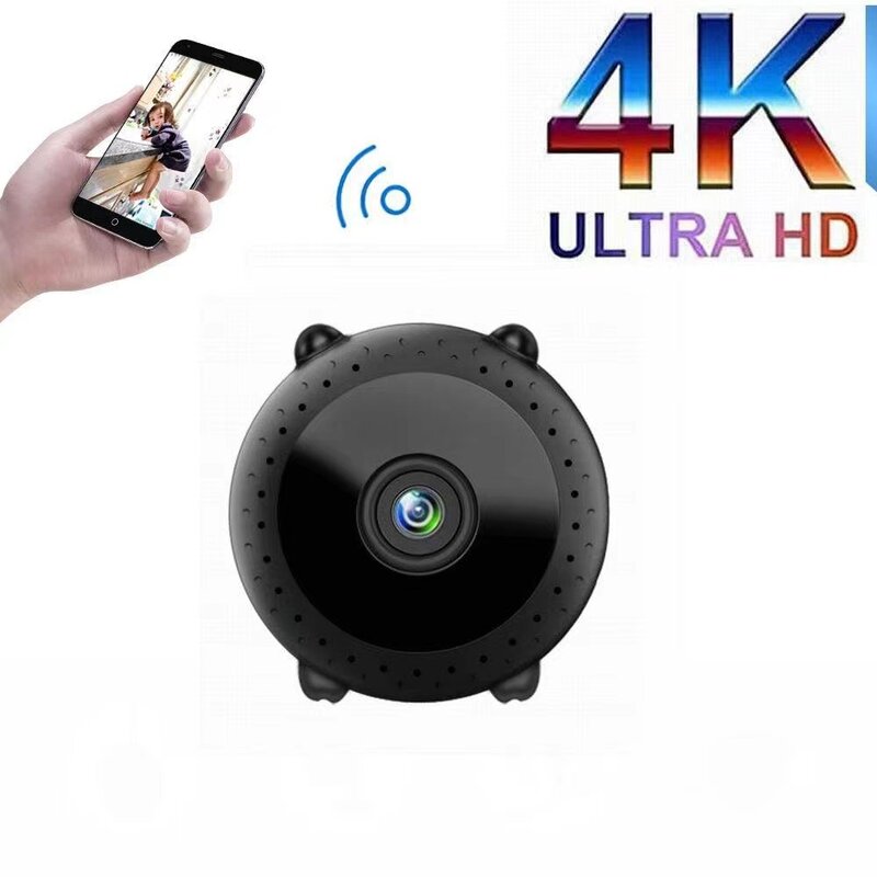 4K Mini WIFI Camera 1080P HD Night Vision Video Recorder Wireless Remote Camcorder Motion Detection Pets Baby Monitor IP Cam