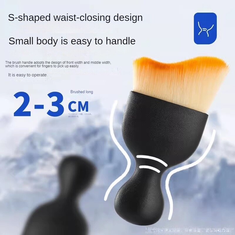 Pennello per Nail Art rimuovi pennello per polvere per unghie strumento per la pulizia della polvere di smalto Gel UV acrilico pennelli per trucco di bellezza accessori per Manicure
