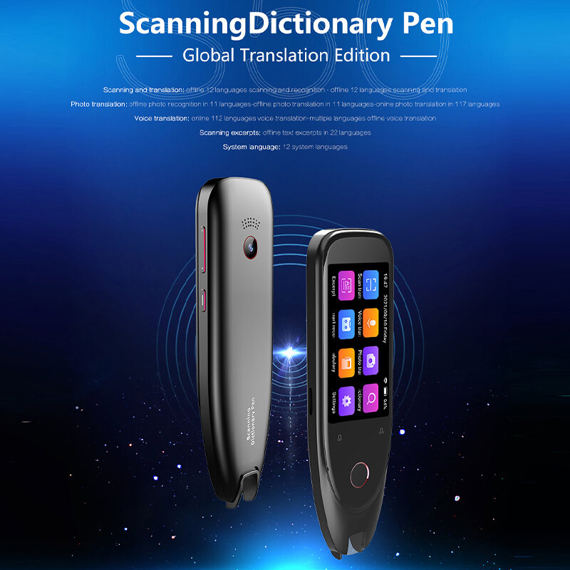 S50 smart 112 Languages translate Dictionary Translator Pen Scanner Text Scanning Reading  Touchscreen Wireless Offline Function
