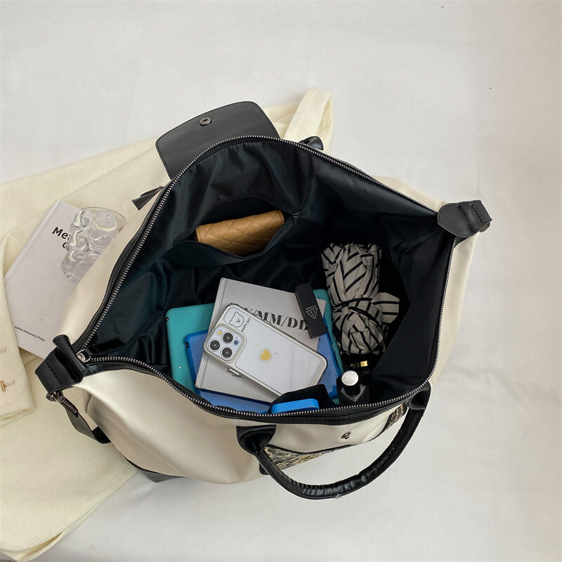 YILIAN Saco de grande capacidade impermeável do curso Um ombro mochila portátil Oxford pano mochila saco de viagem de curto curso das mulheres