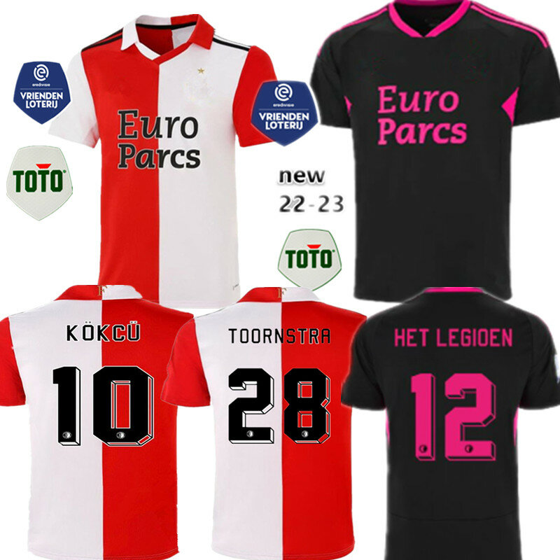 FeyenoordE-Camiseta de alta calidad, camisa de FeyenoordE KLEIJN WIEFFER het Legioen KOKCU TOORNSTRA FER SINISTERRA 22 23 feyenoordE