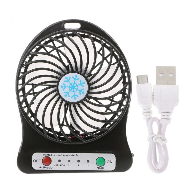 Portable Mini Fan Air Cooler Mini Desk Usb Fan Third Wind Usb Fan Rechargeable Portable Office Outdoor Home Dormitory 2022 New