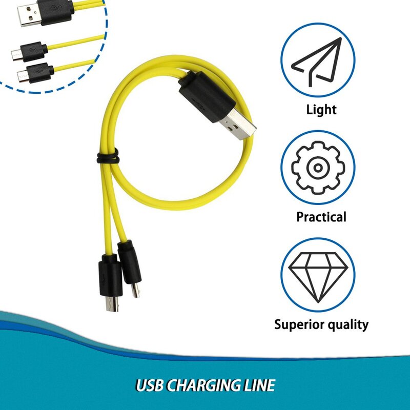 ZNTER-Cable de carga Micro USB para batería recargable, Cable de carga USB Universal One Drag 1/2/3/4