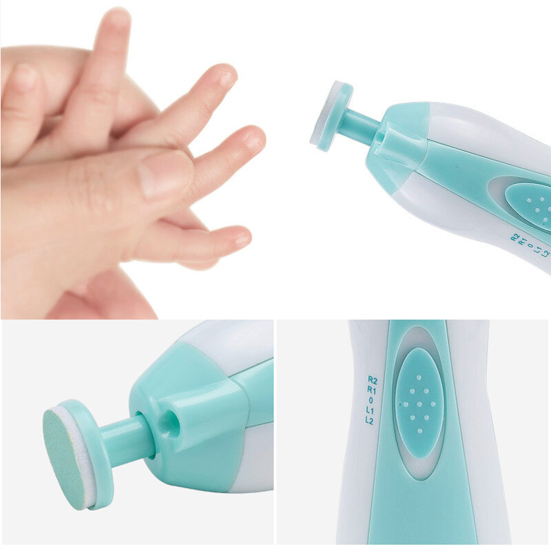 Elektryczny obcinacz do paznokci dla dzieci nożyczki dla niemowląt pielęgnacja paznokci bezpieczny obcinacz do paznokci obcinacz do paznokci Newbron obcinacz do paznokci Manicure