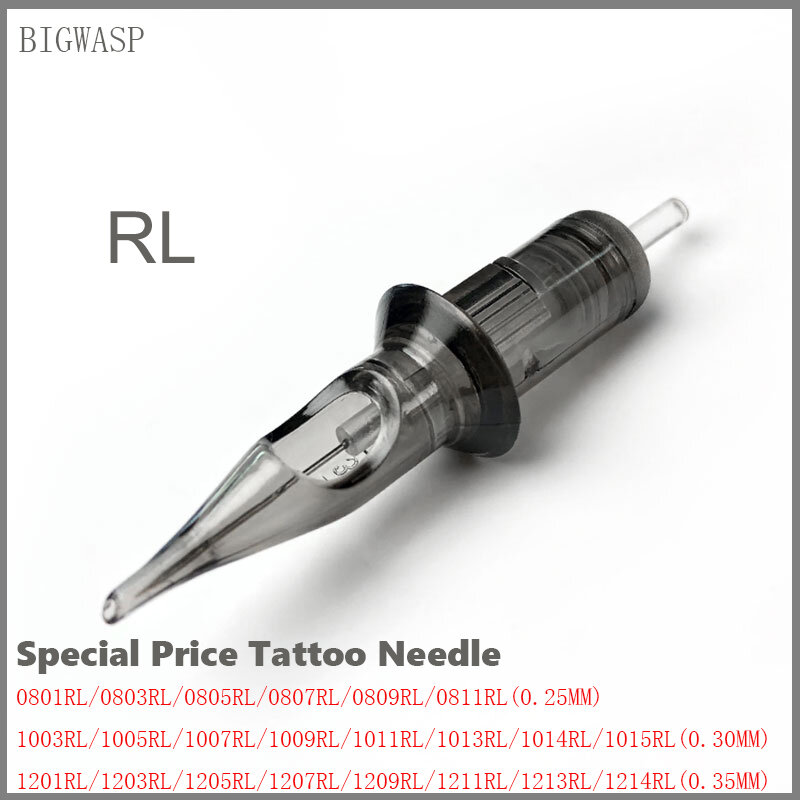 BIGWASP Tattoo Needle Cartridge Disposable Sterile Needle Cartridge Beauty And Health Tattoo Accessories 5 Pcs/Box Special Offer