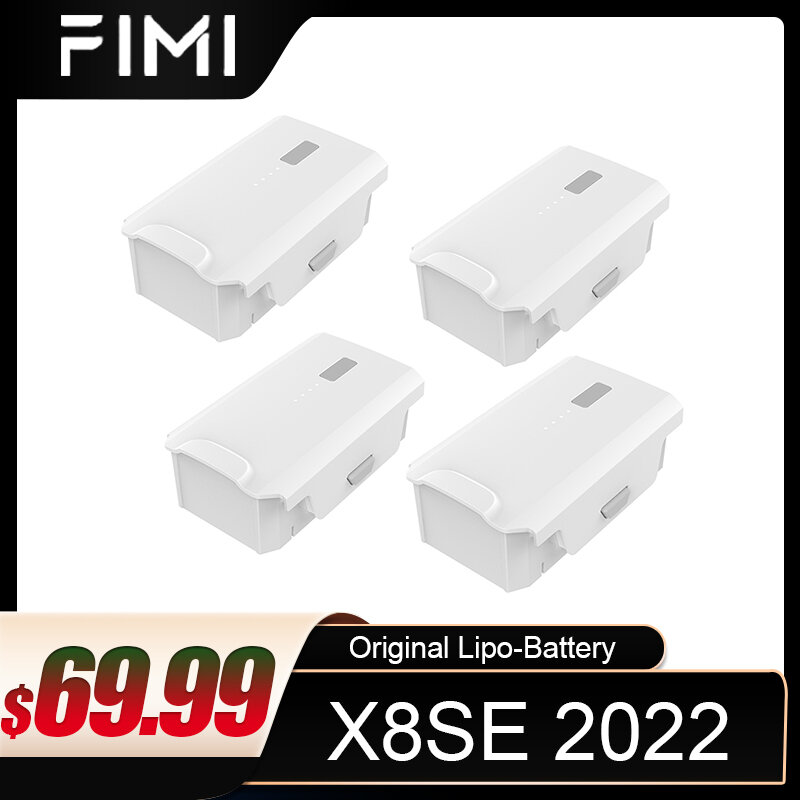 4 pezzi originali FIMI x8SE 2020 batterie di ricambio batteria RC Drone accessori disponibili per FIMI x8 SE 2020 all'ingrosso