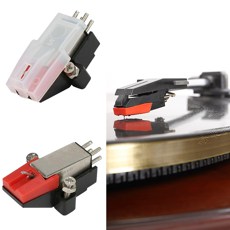 1 pc plataforma giratória stylus agulha acessório para o jogador de vinil lp fonógrafo gramofone record player stylus agulha captador cabeça