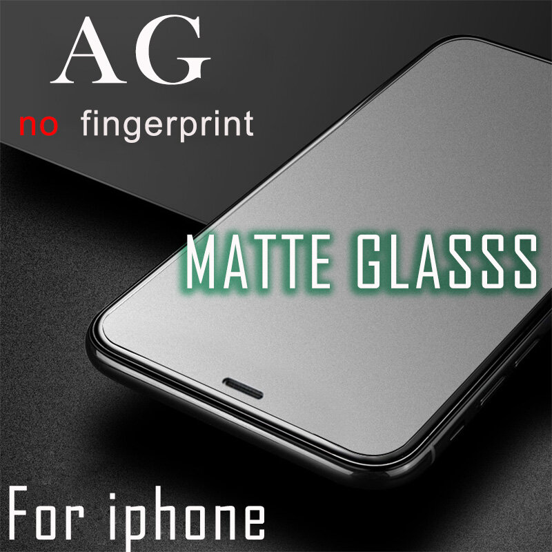 4 Buah Kaca Tempered Penuh untuk iPhone 11 12 13 Pro XS MAX XR Pelindung Layar Mata-mata untuk iPhone X 6 7 8 Plus Kaca Privasi Matte