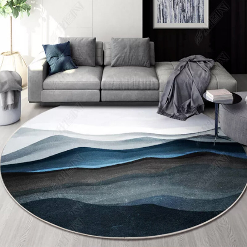 Европейский абстрактный круглый Настенный Ковер, подвесная корзина, компьютерный стол, напольный коврик, прикроватное одеяло для спальни