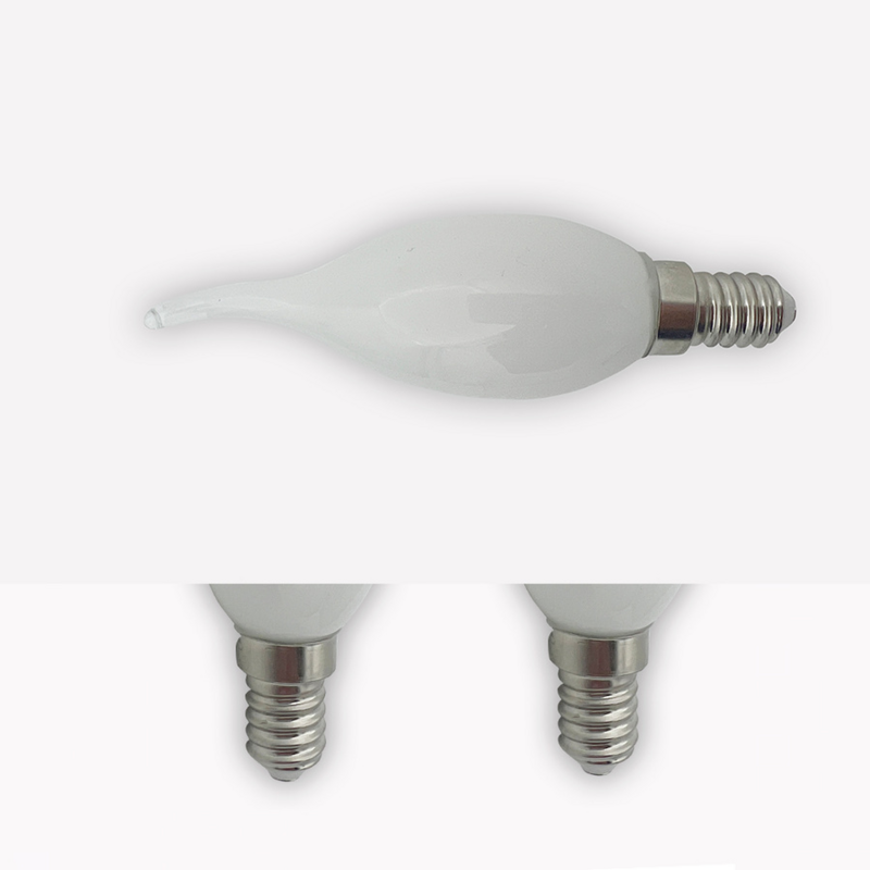 10pcs 7W Retro LED Candle Filament Bulb C35 Frosted Light Bulb E14 Edison Screw Light Lamp Chandelier Warm White