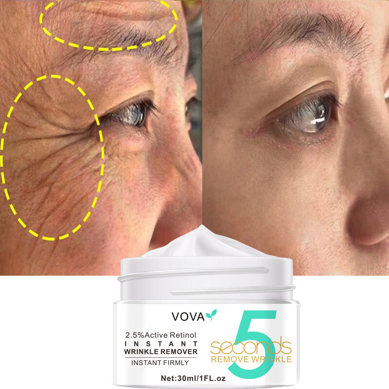 Crema Facial de Retinol para eliminar arrugas instantáneas, antienvejecimiento, reafirmante, Lifting, cuidado Facial de líneas finas