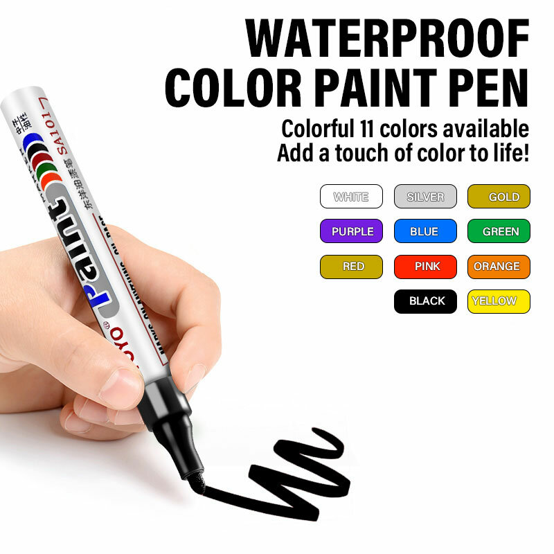 Ручка-маркер для рисования автомобильных шин, водонепроницаемый художественный инструмент для BMW E46, E49, F30, F80, E36, E46, E93, E92, F34, F31, Z4