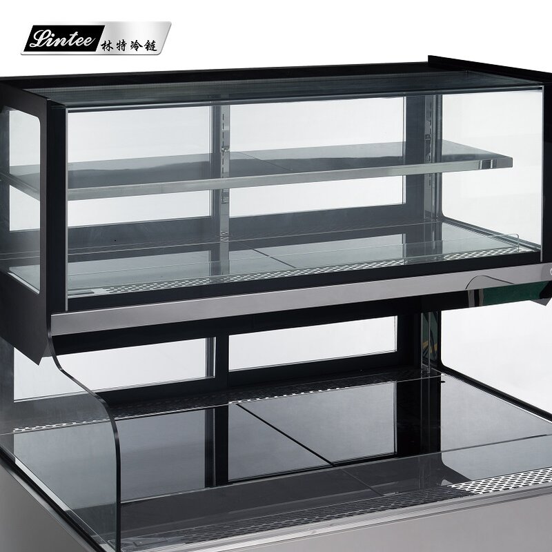 Kommerziellen aufrecht kälte werkzeug transparent glas tür display kühlschrank kuchen chiller kühlschrank schrank