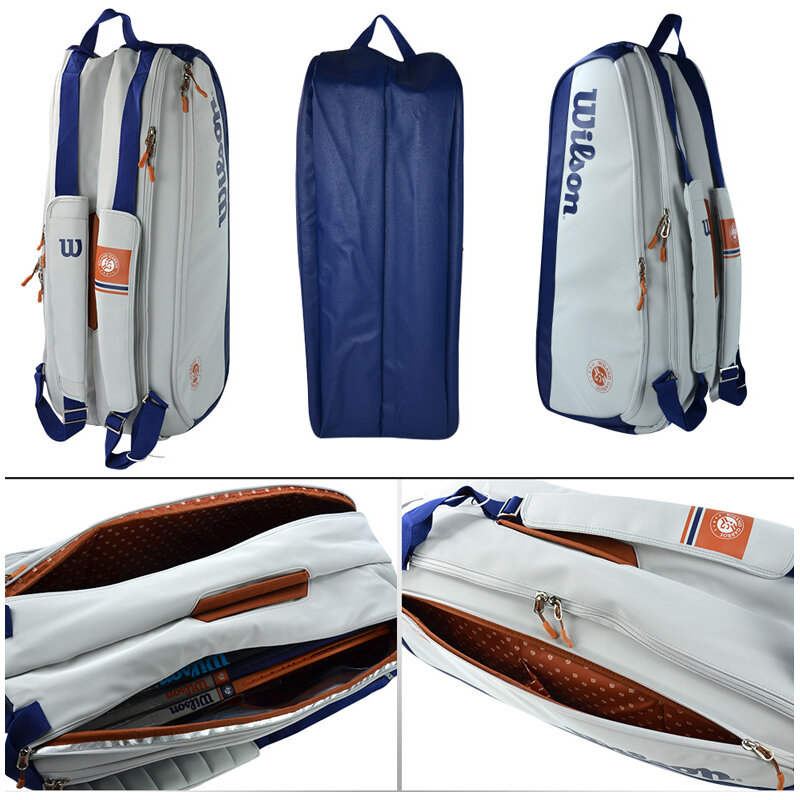 Сумка для тенниса WILSON, дорожная школьная сумка, спортивные аксессуары для мужчин и женщин, спортивный ранец для ракеток