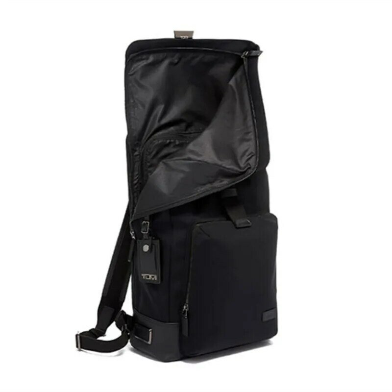 Harrison series men's fashion leisure backpack versatile roll top computer bag 66021