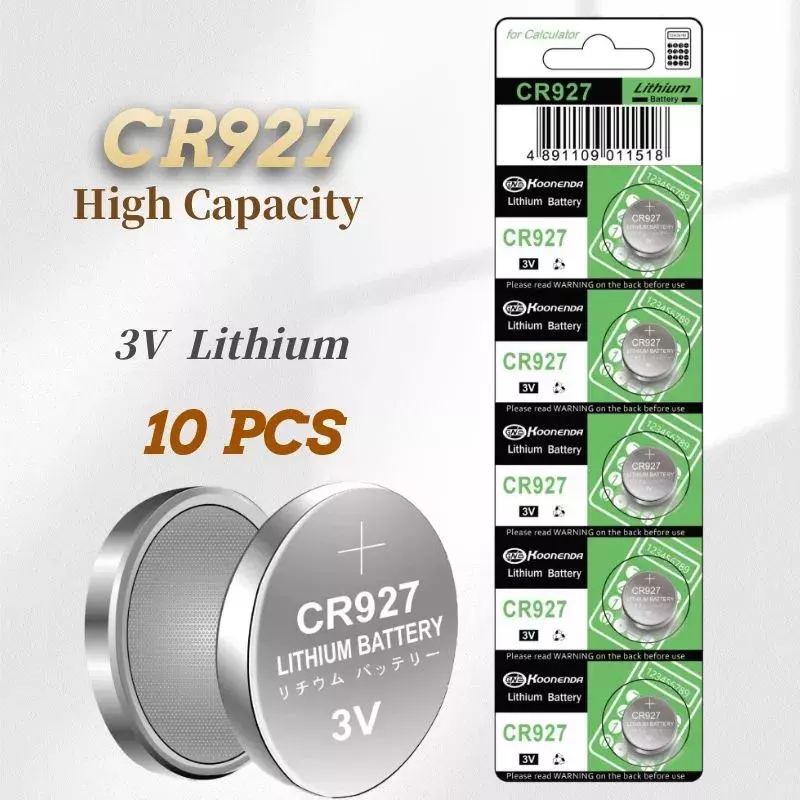 Batterie bouton CR927, 927, électronique, 3V, 927