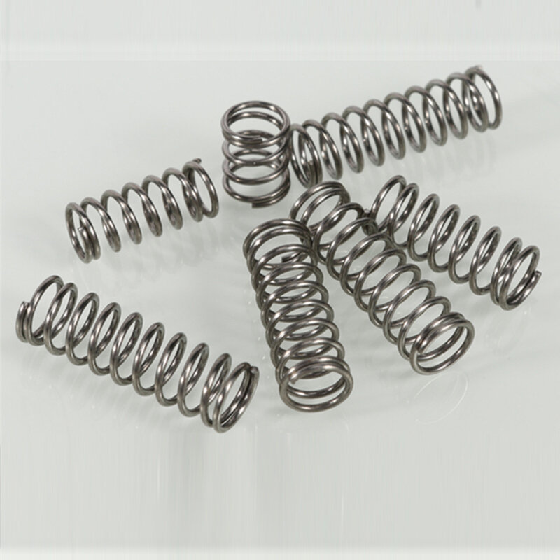 10pcs Wire Diameter  1.2mm 65Mn Compression Spring Y Type Cylidrical Coil Rotor Return Pressure Compressed Spring Steel