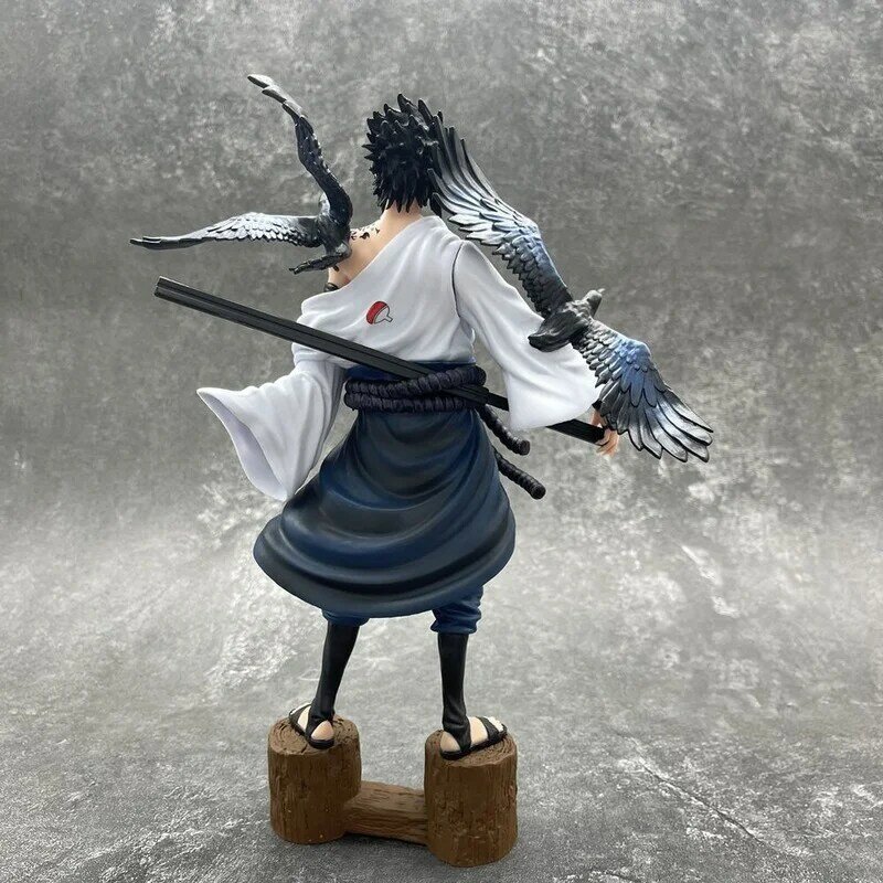 Naruto curse print Sasuke adult love and hate fetters GK Anbu Weasel boxed hand-made model ornament doll toy