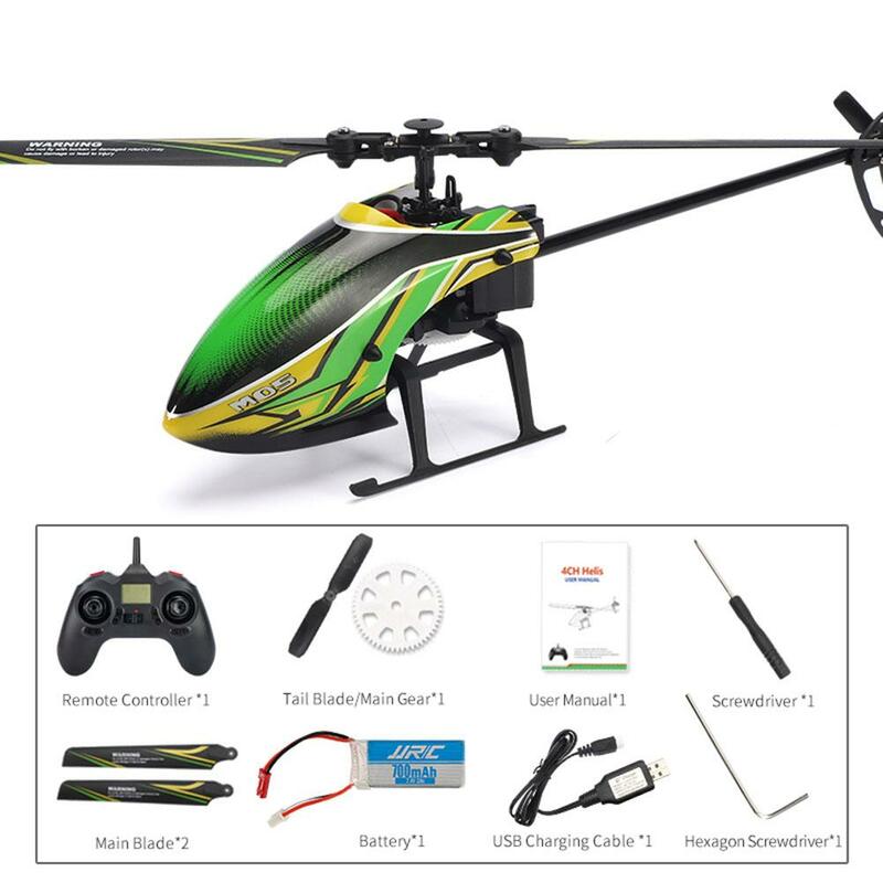 Jjrc M05 Rc elicottero giocattolo 6 assi 4 Ch 2.4g telecomando aereo elettronico mantenimento dell'altitudine giroscopio Anti-collisione Quadcopter Drone