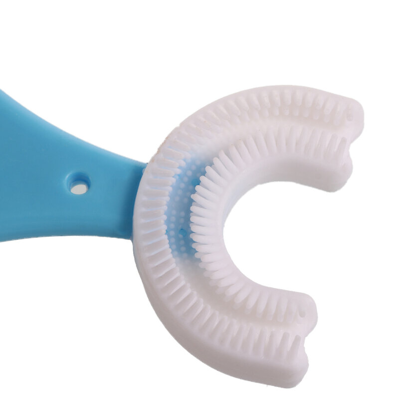 Brosse à dents pour enfants de 2 à 12 ans, avec poignée, en Silicone, soins buccaux, en forme de U, nouvelle collection 2022