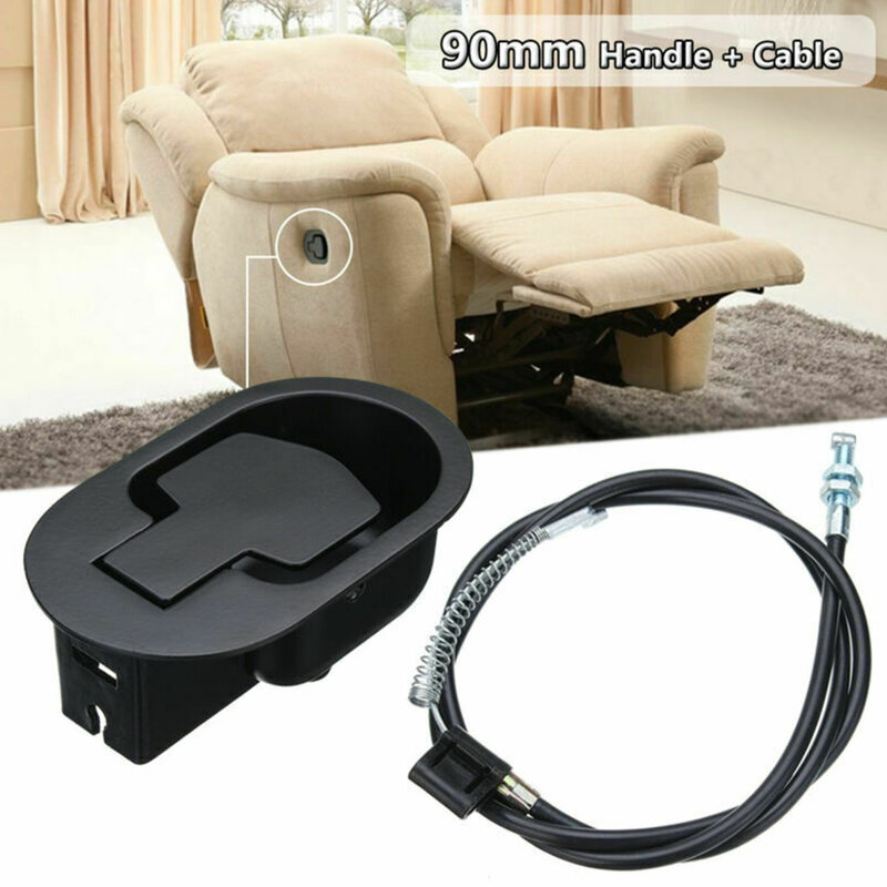 Palanca de liberación de reemplazo de Cable para silla de casa, juego de mango reclinable de Hardware de fácil instalación, disparador de Metal, sofá de uso amplio y liso