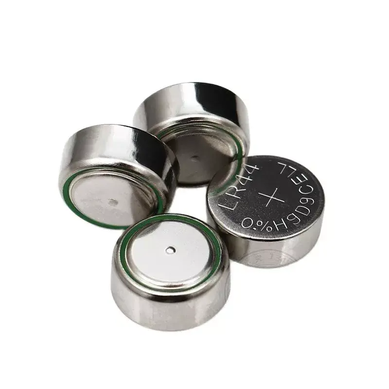 Batería de botón de Zinc y manganeso para reloj, 50 piezas, LR44, AG13, L1154, 357, SR44, 1,55 V, juguetes y productos electrónicos