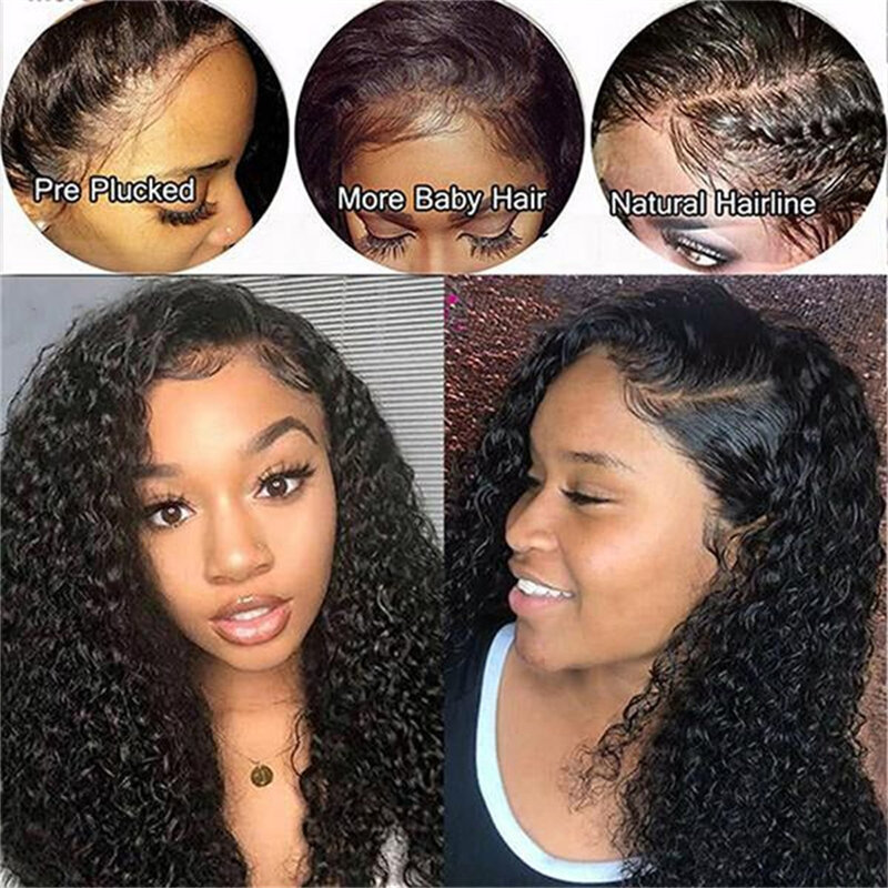 30 32 Inch Curlys Lace Front Human Hair Wigs Hd Brazilian 4x4 Closure Wig For Black Women Deep Water Wave Pre Plucked Wig