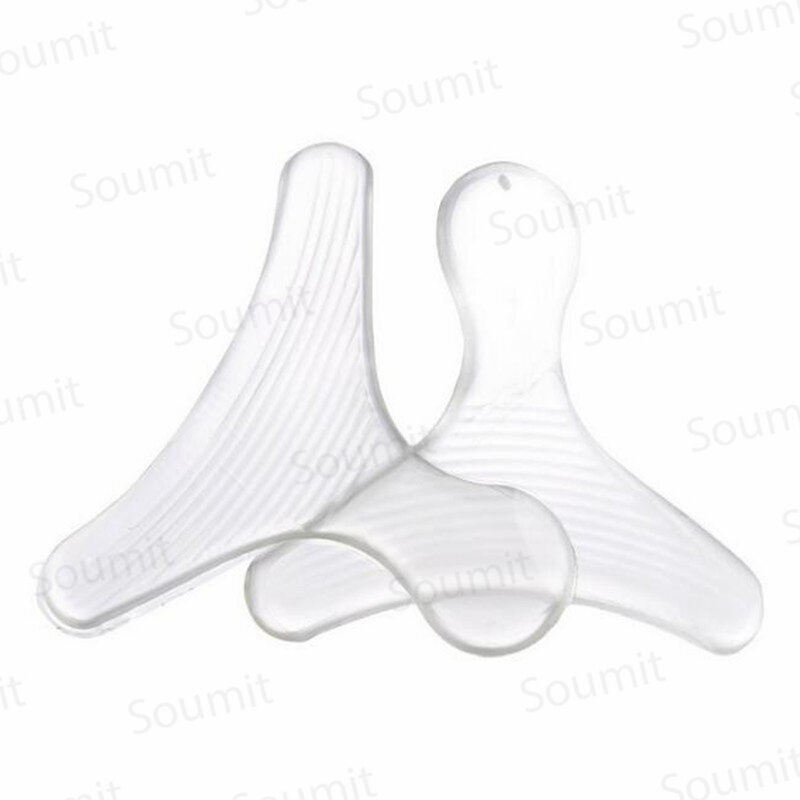 Silicone Heel Gel Cushion Insole High Shoes Grip Shoe Pad Foot Protector Insert 1Pair Back Liner T-shape anti-friction Pads