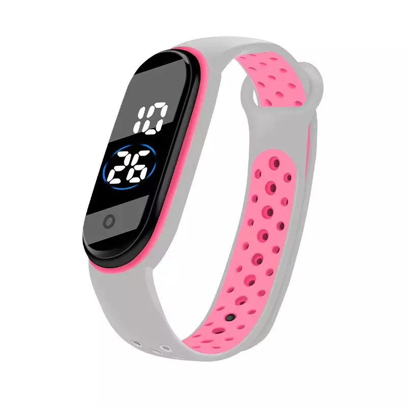 Moda sport zegarek dla chłopców dziewcząt Led cyfrowe zegarki dla dzieci wodoodporny zegarek silikonowy Unisex zegarek reloj ni