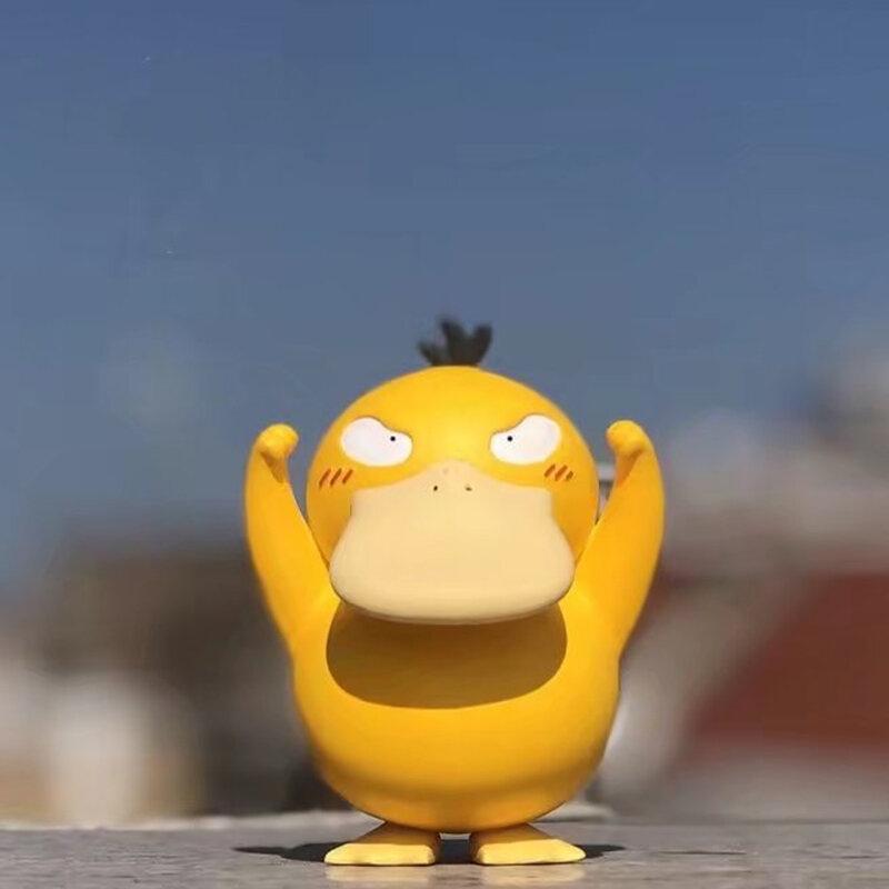 Kawaii 10cm pokemon psyduck anime figura figurinha criativa modelo bonecas pokémon squirtle figura de ação brinquedos para crianças presente