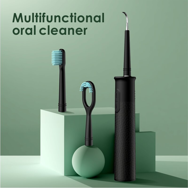Raspador Dental eléctrico portátil IPX6 para el hogar, blanqueador, cálculo Dental, manchas de humo, Limpieza de dientes, Kit Dental