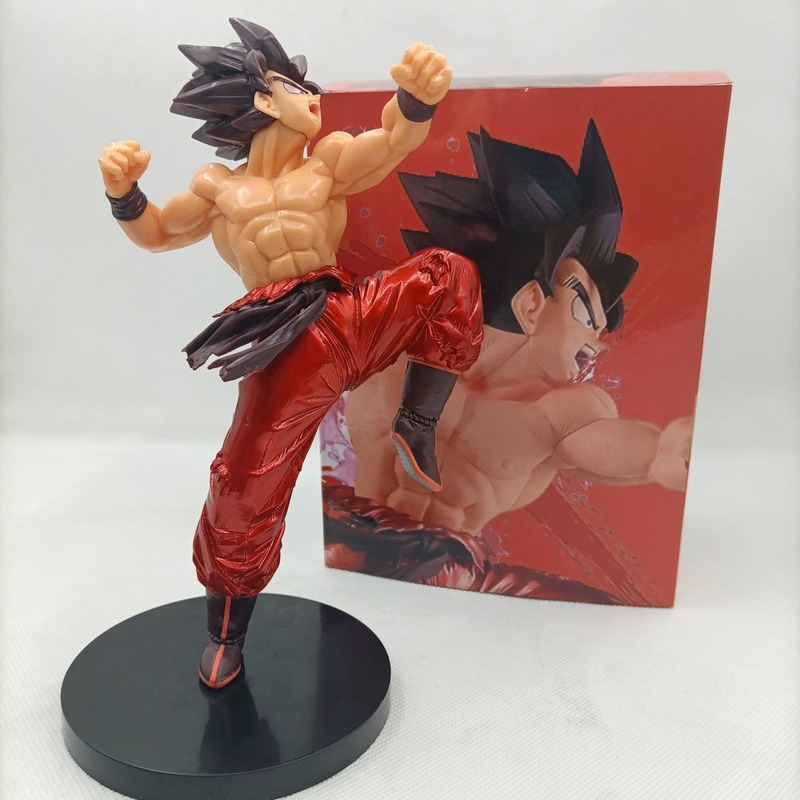 Dragon Ball Saiyan Blood BOS SP10 Sun Wukong World King Fist Goku adorno de modelo de Anime hecho a mano