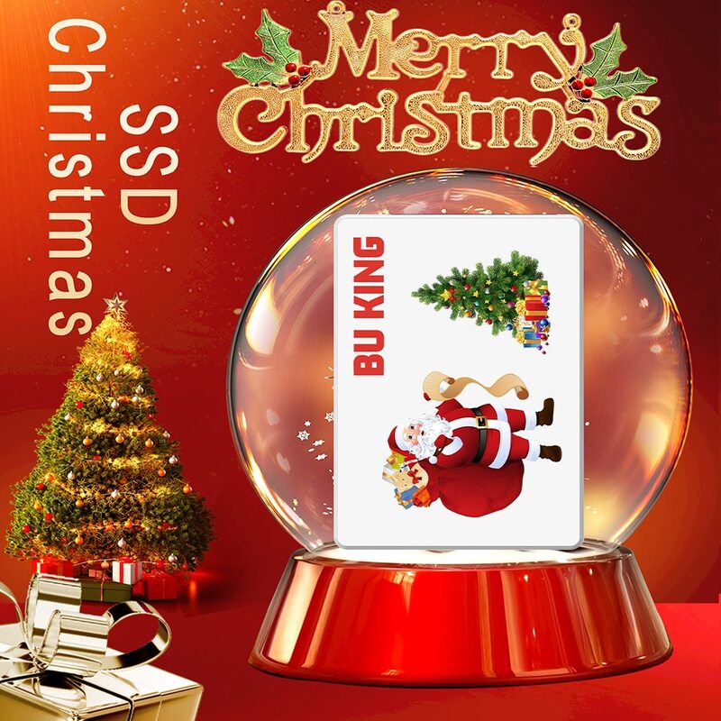 BU KING 크리스마스 SSD 128GB 240GB 480GB 512GB Sata3 PC 노트북 1TB 960GB 2TB 256G SSD 용 내부 솔리드 스테이트 드라이브