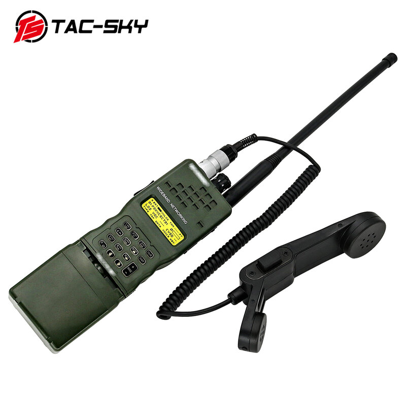 TS TAC-SKY-altavoz de mano con micrófono, adaptador militar táctico, 6 pines, H250, PTT, para AN/PRC 148 152, walkie-talkie