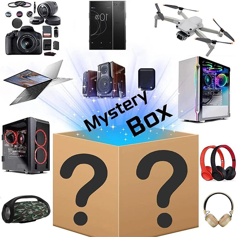 2022new Lucky Mystery Box Blind Doos 100% Verrassing Hoge-Kwaliteit Elektronica Christmas Gift Novelty Willekeurige Item Mystery Box
