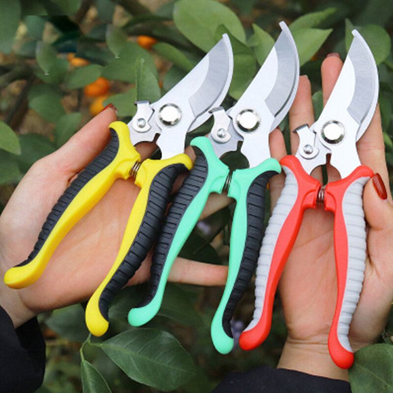 Pruner Garden Scissors, Sharp Bypass Pruning Shears, Tree Trimmers, Secateurs, Hand Clippers for Garden Beak Scissors