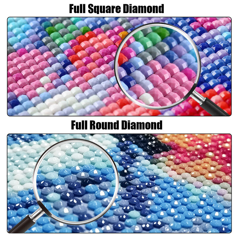 Qiziteng broca redonda completa pintura diamante dos desenhos animados princesa série 5d diy diamante bordado strass mosaico decoração para casa
