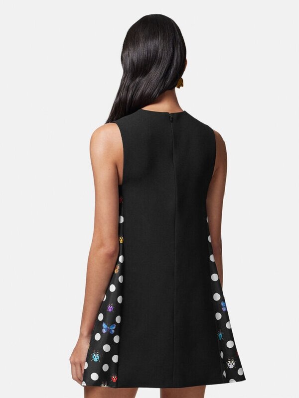 Traf-falda de satén con estampado 3D para mujer, vestido elegante y holgado de alta calidad, minifalda, sujetador, y2k, 2023