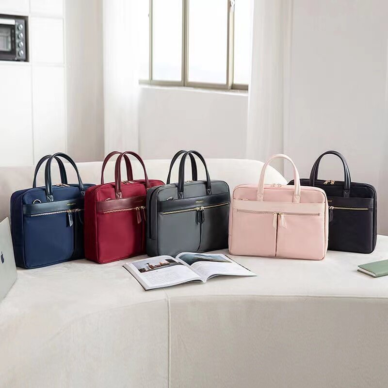 Fashion Women's  Business Document Organizer  for  Man 16 Inch Laptop Shoulder Bags Business Office Ladies