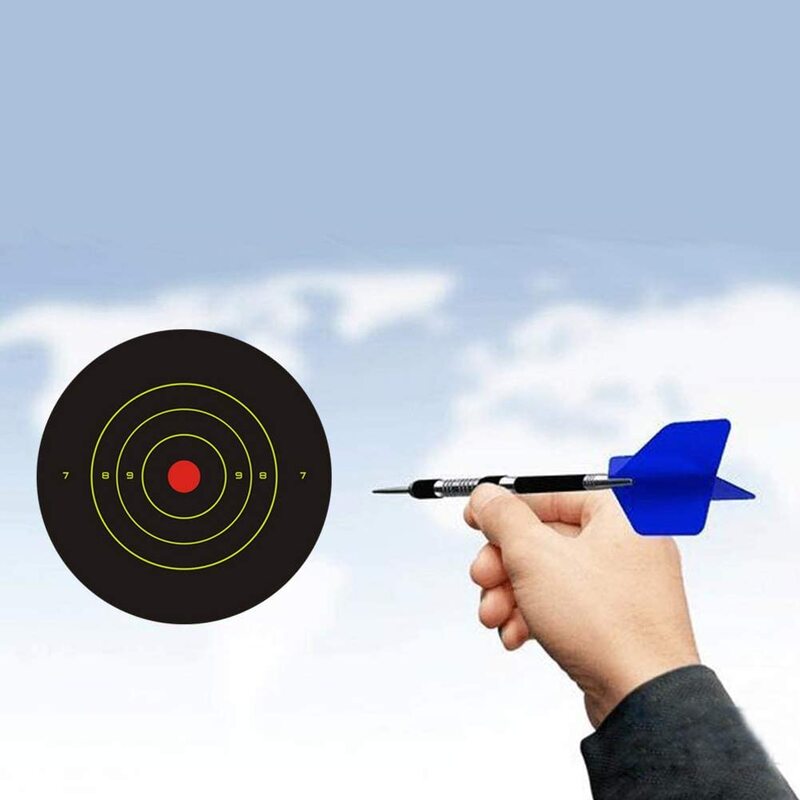 10pcs Round Target paster adesivo da tiro adesivo autoadesivo da 8 pollici tiro caccia obiettivo formazione Target punti carta adesiva