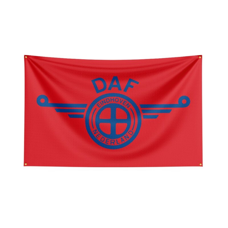 3X5ฟุต DAF ธงโพลีเอสเตอร์พิมพ์โลโก้คลับแบนเนอร์