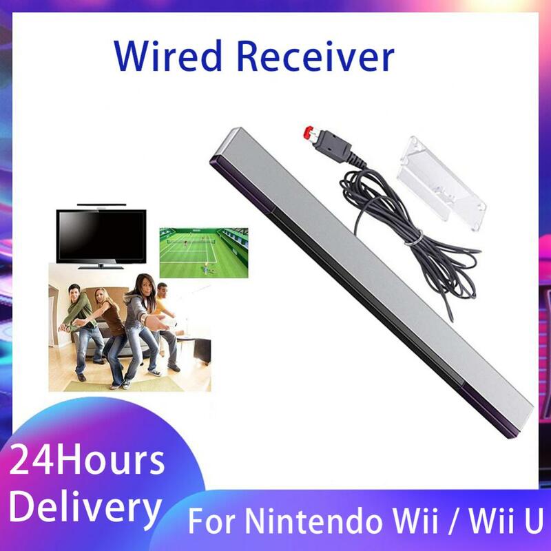 Wymiana paska czujnika przewodowy pasek czujnika ruchu kompatybilny z konsolą NS Wii/Wii U odbiornik wii na pasek czujnika Nintendo Wii