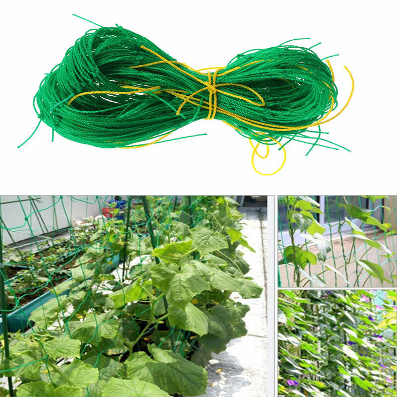 Multi Size Mesh Garden Plant Climbing Net Garden Plastic Network For Fixing Flowers Fruits Vegetables Vines Reusable Fishing Net