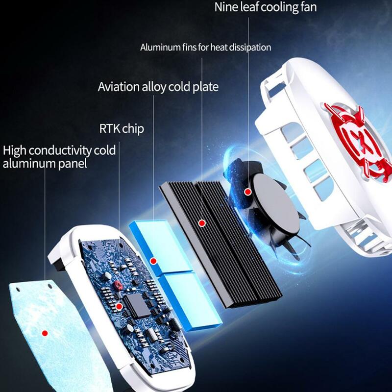 Game Mobile Phone Cooler Semiconductor Refrigeration Radiator Portable Cooling Fan Adjustable Cooling Bracket