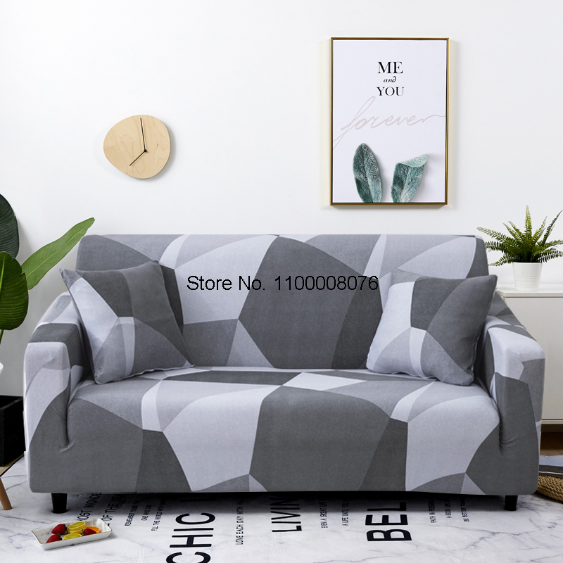 Stretch Plaid Sofa Hoes Elastische Sofa Covers Voor Woonkamer Funda Fauteuil Couch Cover Home Decor 1/2/3/4-Zits