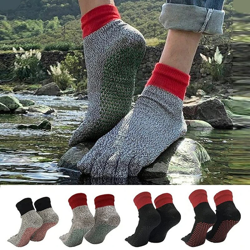 HPPE Short Beach Socks Diving Socks Non-slip Dive Snorkeling Swimming Yoga 5 Toe Cut Resistant Socks High Quality