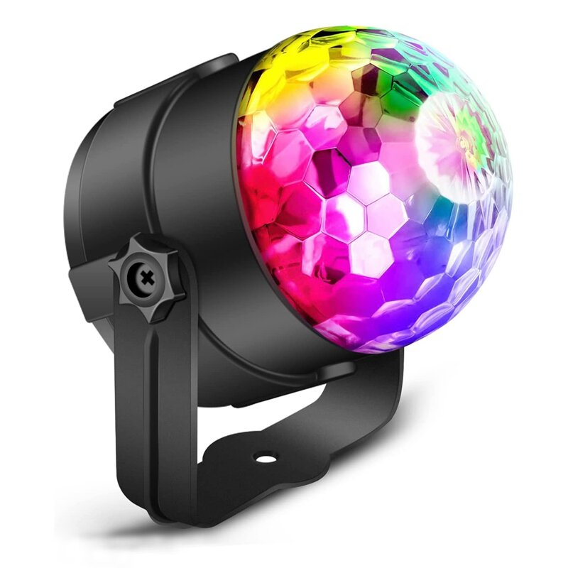 Lâmpada do projetor bola de discoteca com controle remoto e montagem de sucção para o natal, festa, decoração do quarto