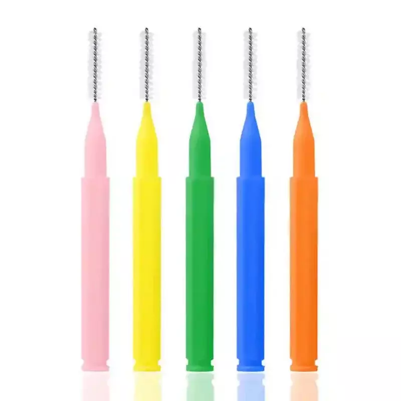 60Pcs Interdental Brushes Health Care Teeth Whitening Interdental Cleaners Orthodontic Dental Tooth Brush Oral Hygiene Tool