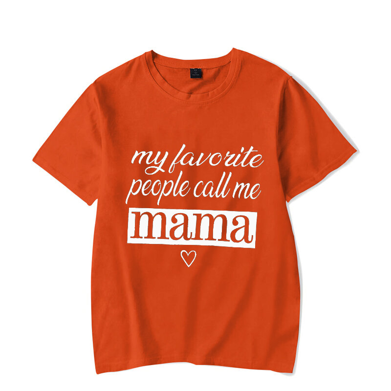 Mama Letters Gift Fashion Mom Dame Moeder Dag Dames Shirts Grafische Vrouwelijke Womens Top T-shirt Lichtgevende T-shirts